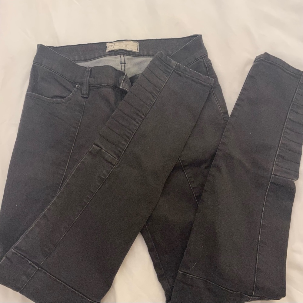 Black Free People Skinny Jeans